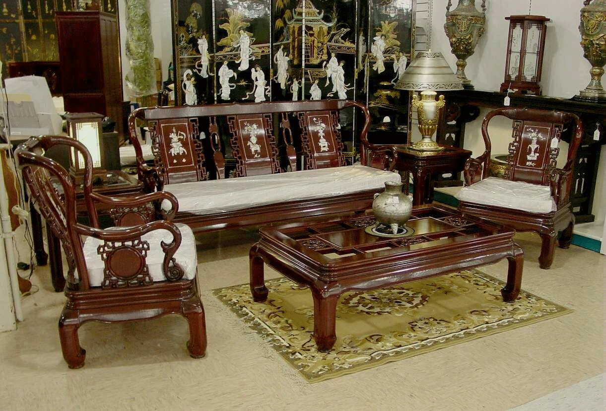 Best Interior Decorating Ideas: Antique Chinese Living Room Furniture